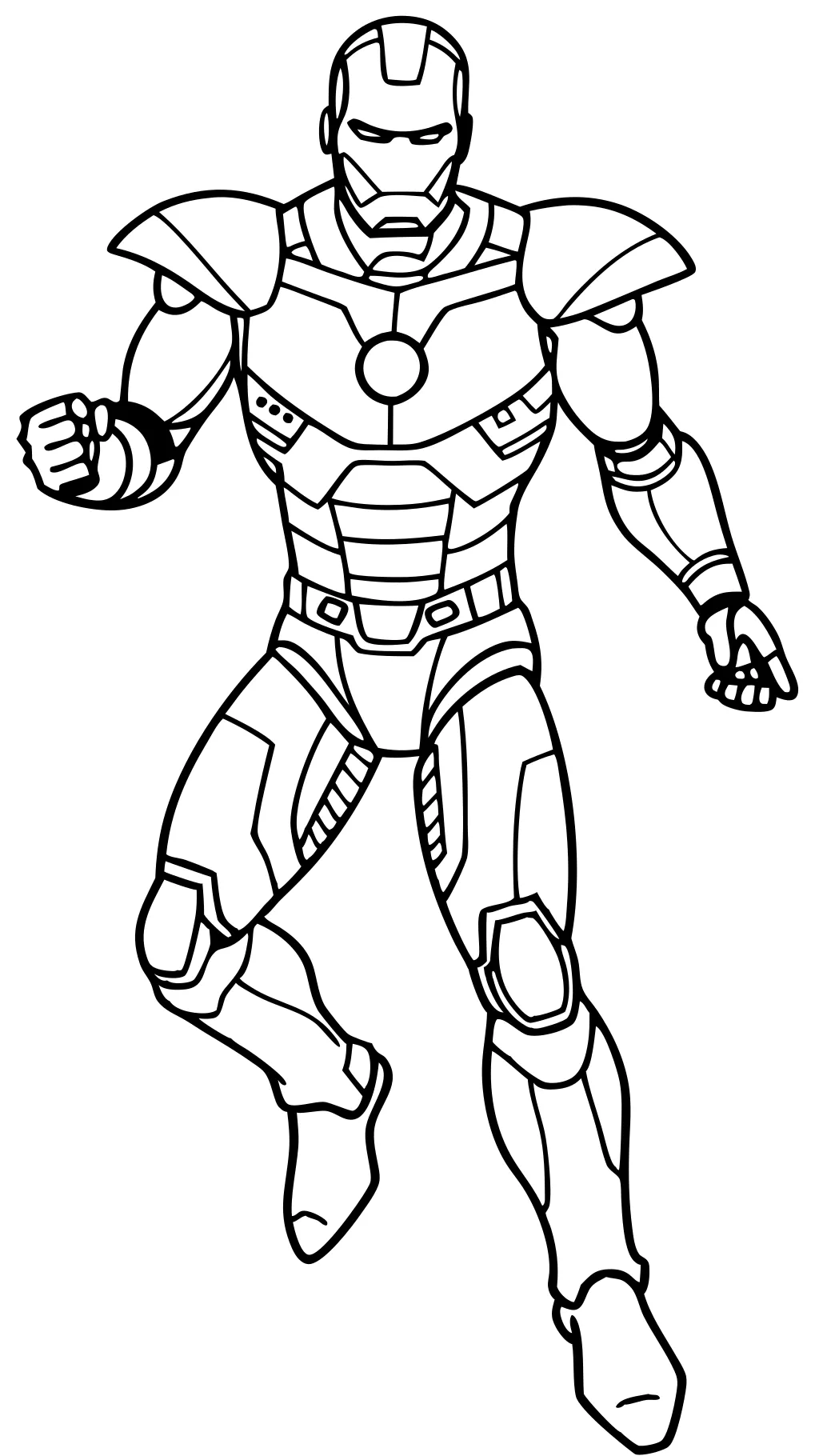 coloriages gratuits d’Iron man